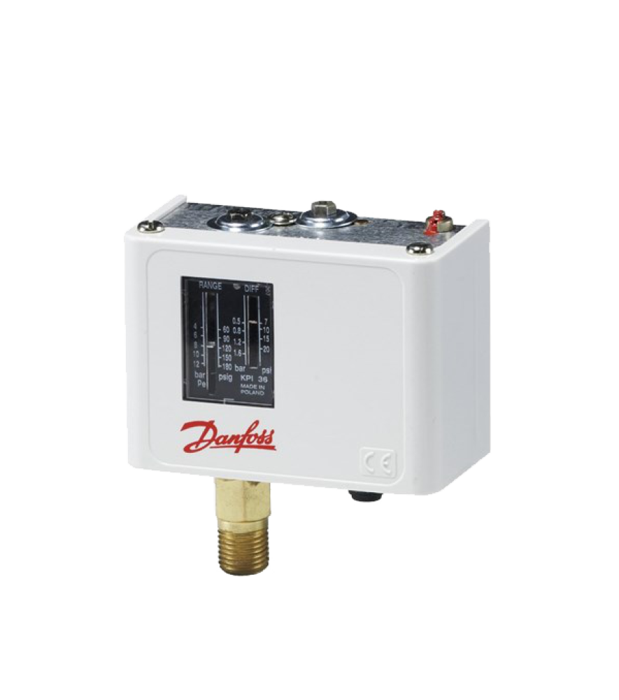 Реле тиску Danfoss KPI 35, 060-121766, 0,2 – 8 бар
