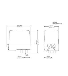 Реле тиску для повітря та води Danfoss CS 2-6 бар