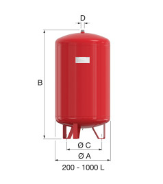 Розширювальний бак Flamco Contra-Flex 100/2,5, 100 л, PN 6