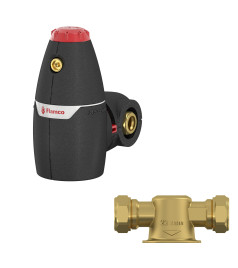 Форсований сепаратор повітря Flamco XStream Vent, цанга 22мм