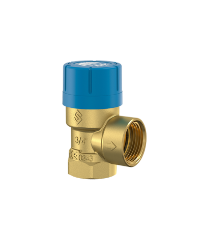 Запобіжний клапан Flamco Prescor B для водопостачання 3/4" х 3/4", 7 бар