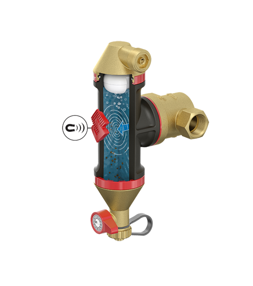 Сепаратор повітря і бруду Flamcovent Clean Smart 1"