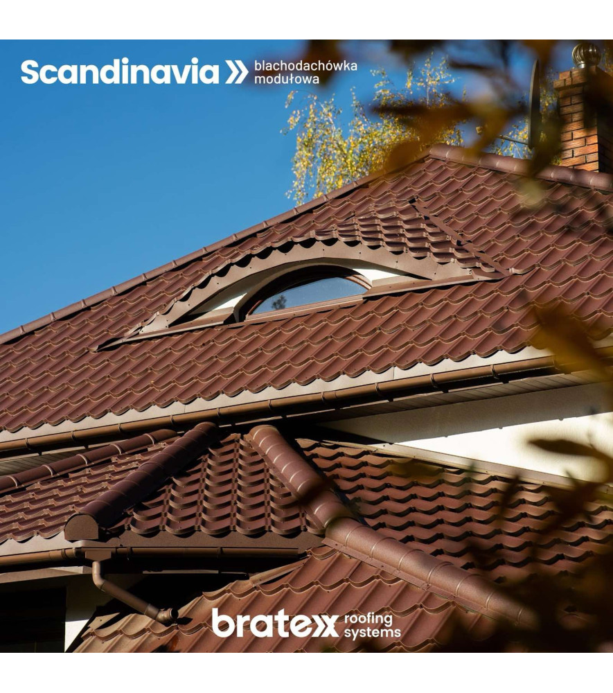 Модульна металочерепиця Scandinavia (Premium Matt)