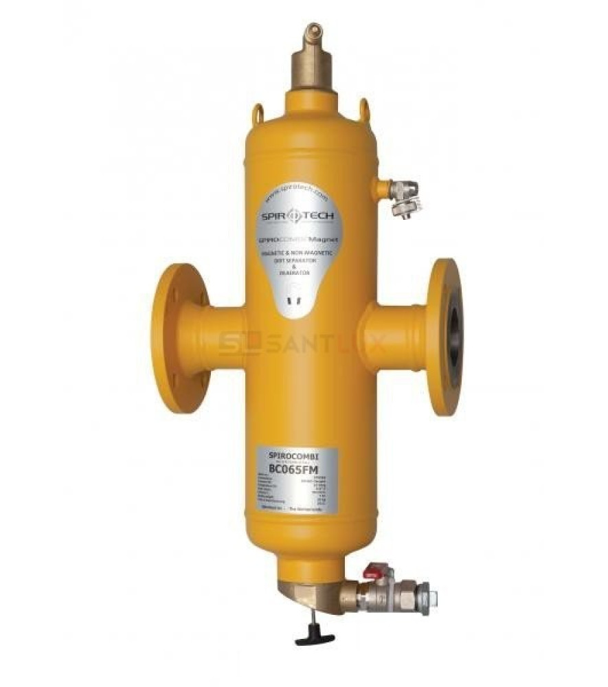 Сепаратор повітря та бруду Spirotech SpiroCombi-Magnet Air & Dirt -Steel DN100 фланець/магніт