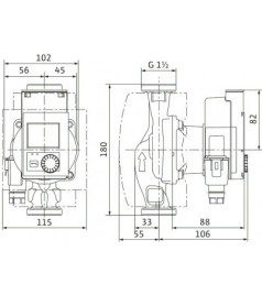 Циркуляційний насос Wilo Stratos PICO-Z 20/0,5-4