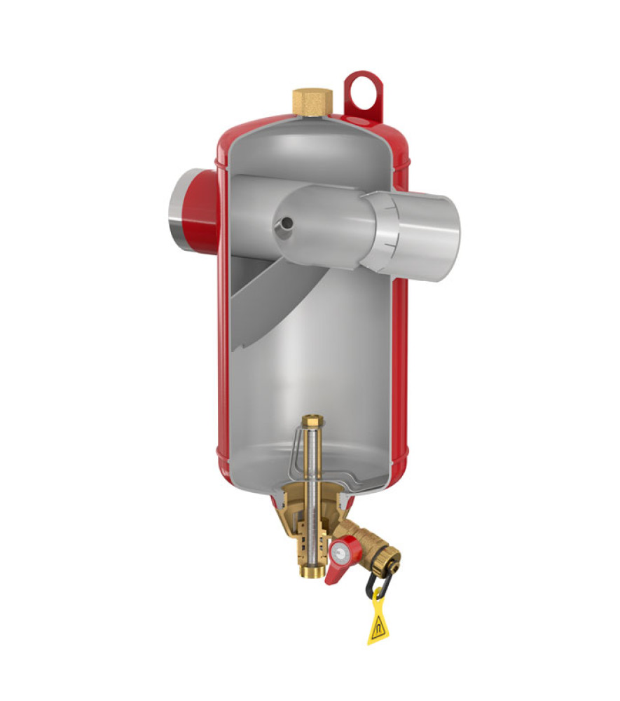 Сепаратор бруду Flamco Clean Smart 100 F (фланець), DN100, ємність 25 л, 10 бар