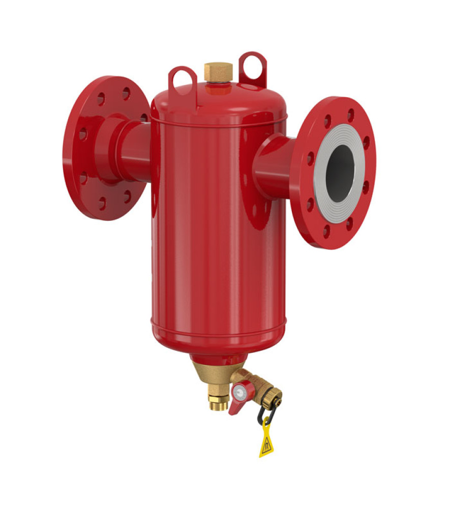 Сепаратор бруду Flamco Clean Smart 100 F (фланець), DN100, ємність 25 л, 10 бар