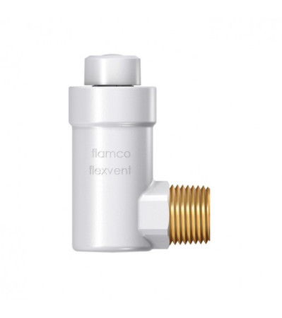 Повітрявідвідник Flamco Flexvent H 1/2", білий кутовий