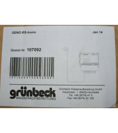Блок управління Grunbeck GENO-RS-tronic