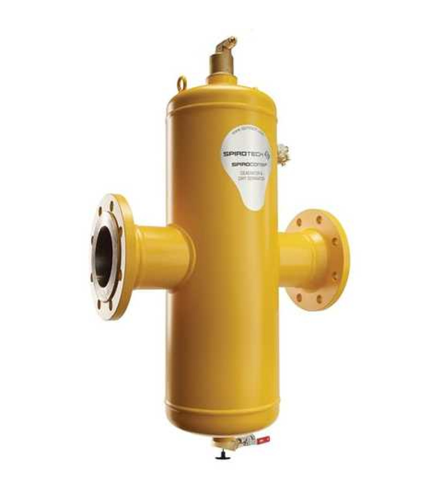 Сепаратор повітря та бруду Spirotech SpiroCombi Air & Dirt DN100 фланець