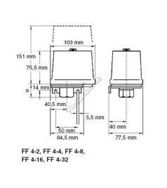 Реле тиску Grundfos F 4-16 DAY 1-16 bar