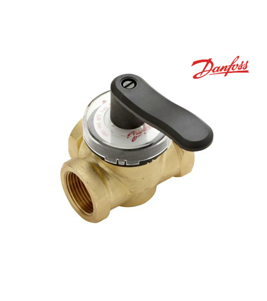 Поворотний 3-х ходовий клапан Danfoss HRB3 DN 25