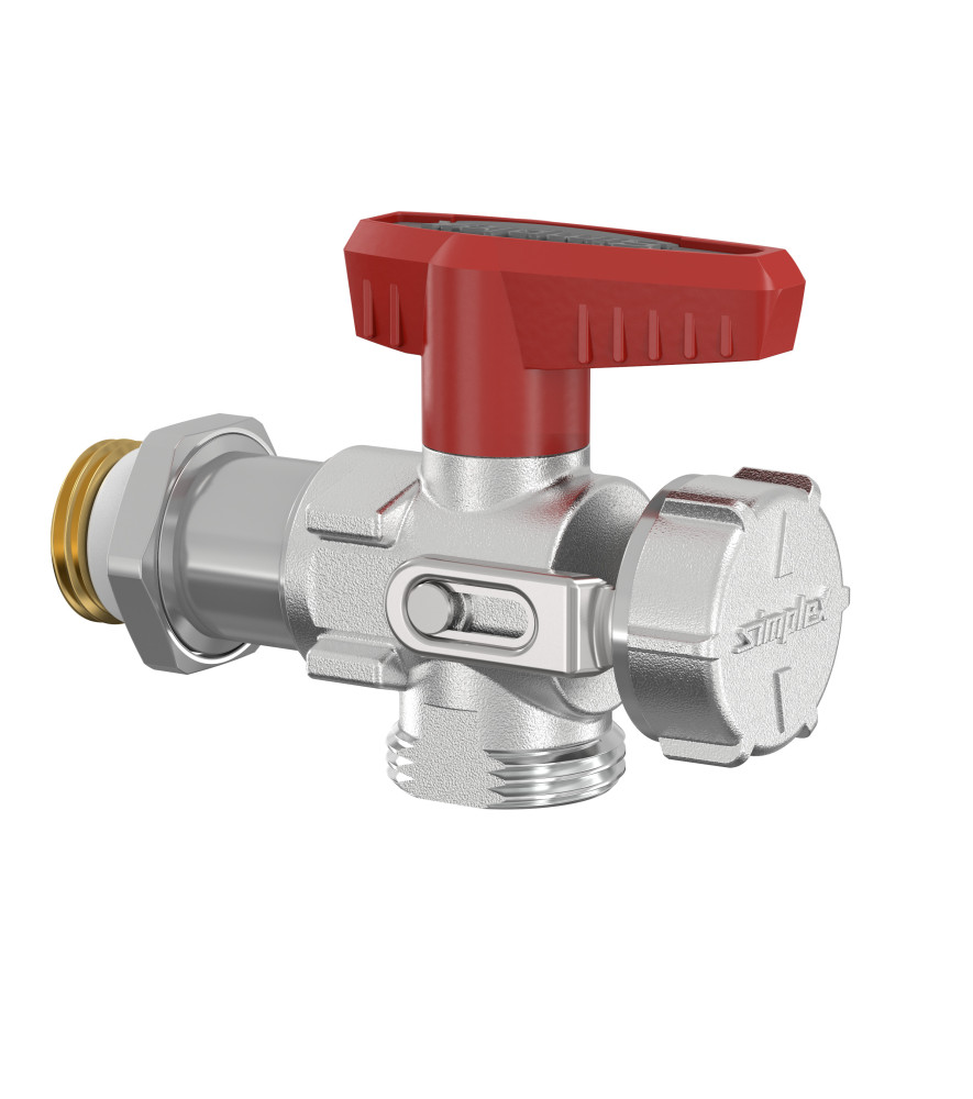 Кран кульовий Simplex KFE-KH-D 1/2" ЗP