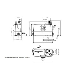 Каналізаційна установка для санвузла Grundfos Sololift2 WC-3