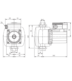 Насос циркуляційний Wilo TOP-Z 20/4 DM