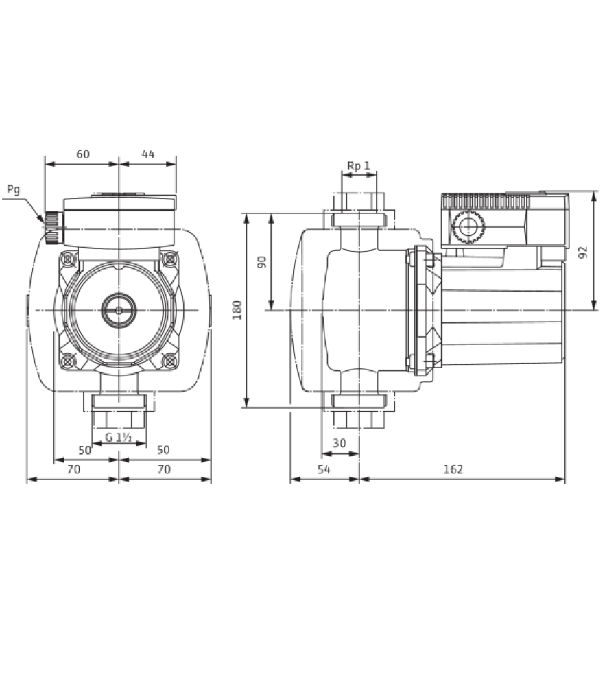 Насос циркуляційний Wilo TOP-Z 25/6 DM