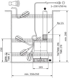 Насос дренажний Wilo Drain TM 32/8 10M