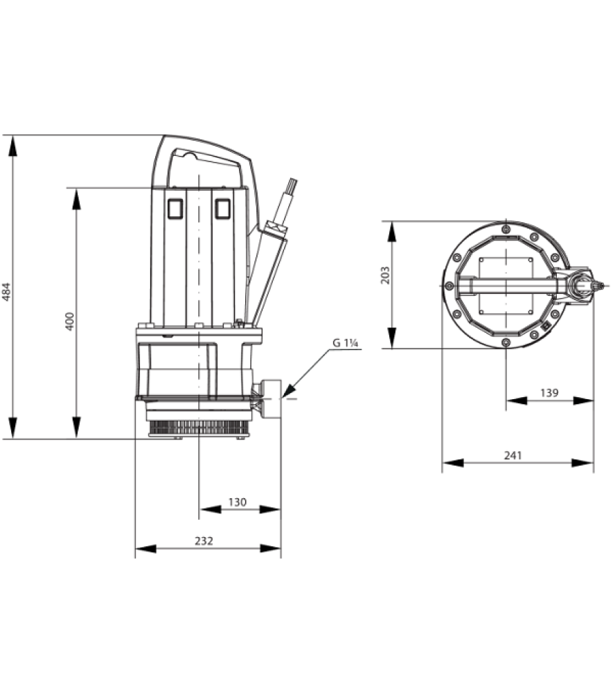 Занурювальний насос Wilo Drain TMT 32M113/7,5Ci