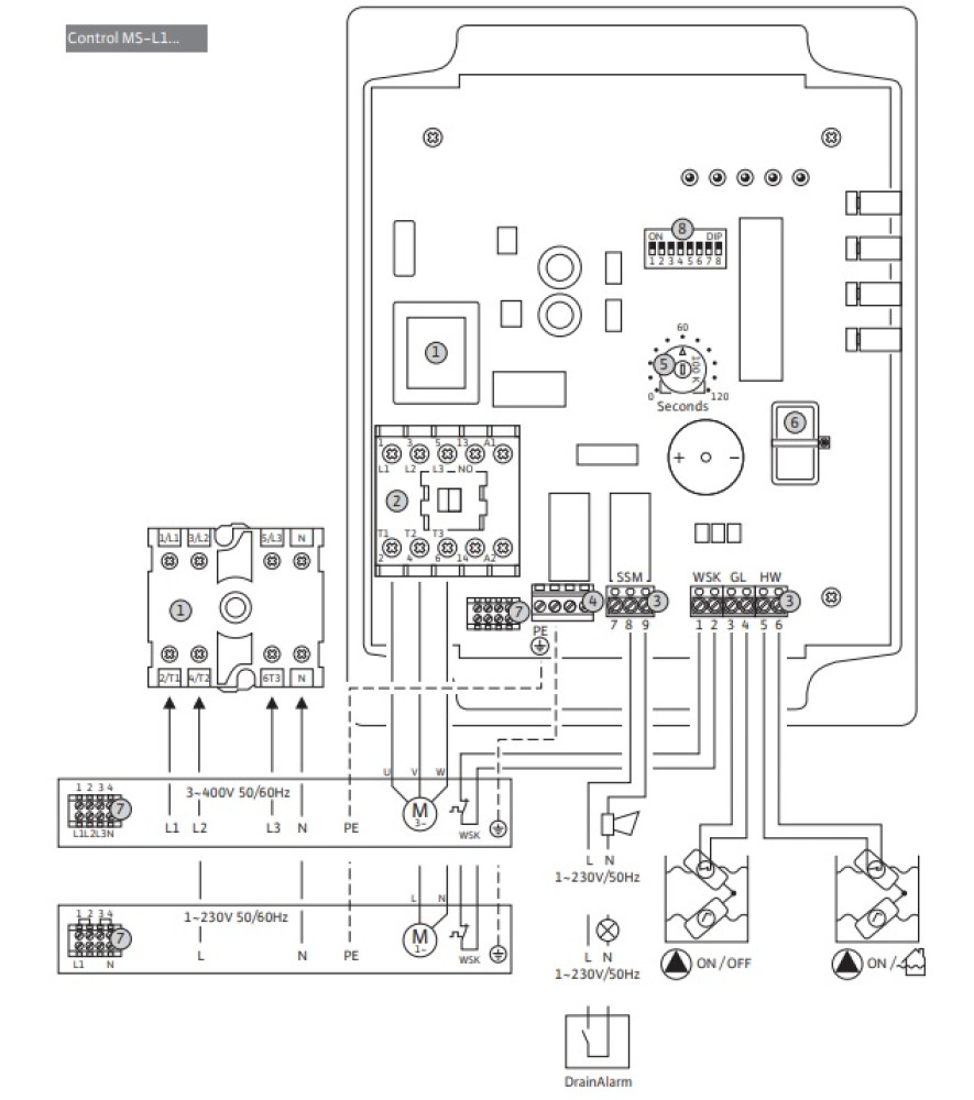 Прилад керування Wilo MS-L-1x4kW-DOL